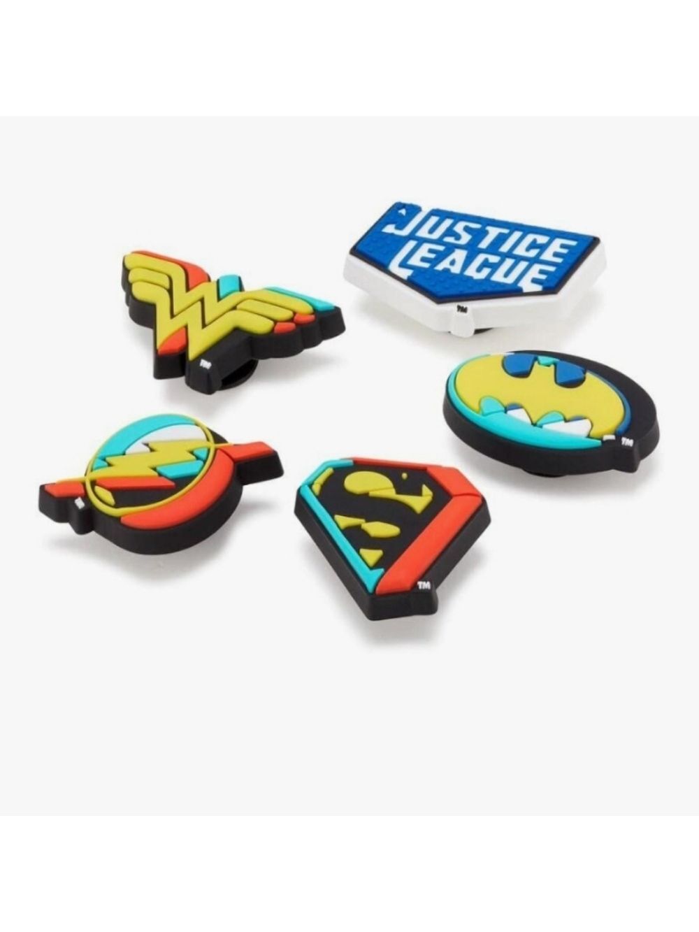 2/$10 NWT CROCS Justice League Multicolor Jibbitz Shoe Charms
